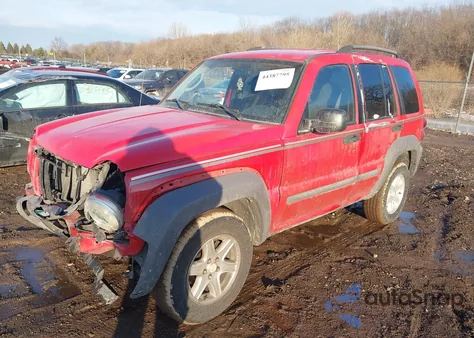 2002 Jeep Liberty Sport z USA, uszkodzony, nr VIN 1J4GK48K92W130374